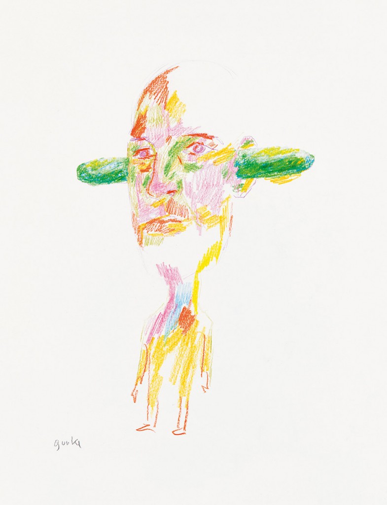 Inexpensive Original Art: The Exhibition of Drawings by Erwin Wurm