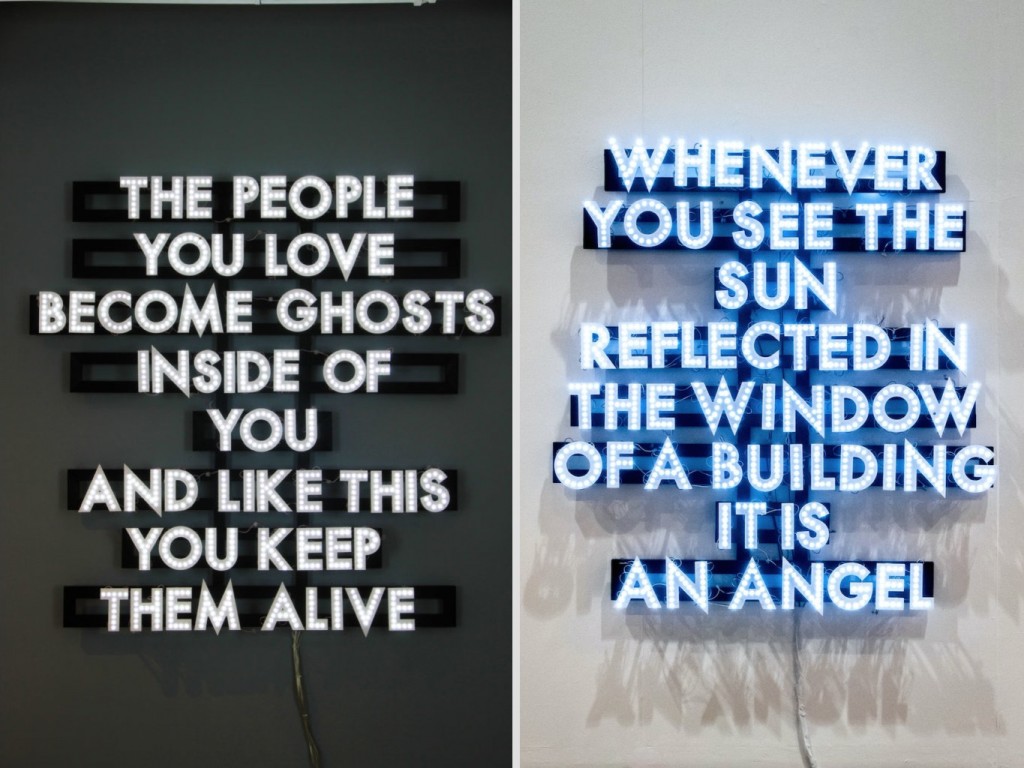 Robert Montgomery’s Art Exhibition at JD Malat Gallery