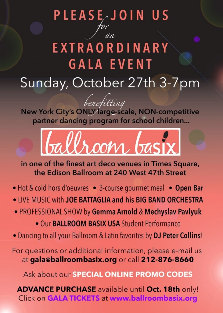 BALLROOM BASIX: The Hottest Dance Charity in NYC